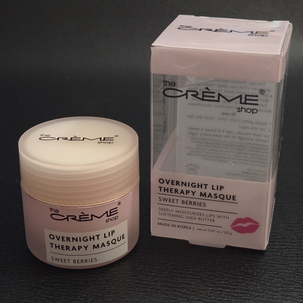 🎁The Creme Shop Overnight Korean Beauty Lip Therapy Masque in Sweet Berries